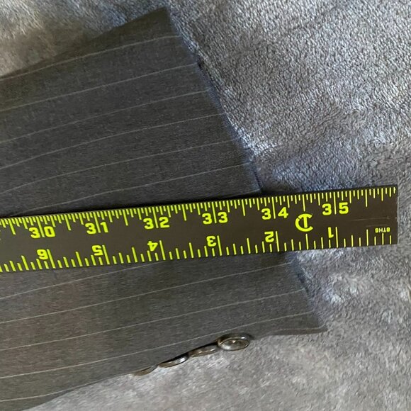 Brooks Brothers Mens Suit Jacket 48R Golden Fleece Hand-Tailored Pinstripe Gray - Picture 9 of 16